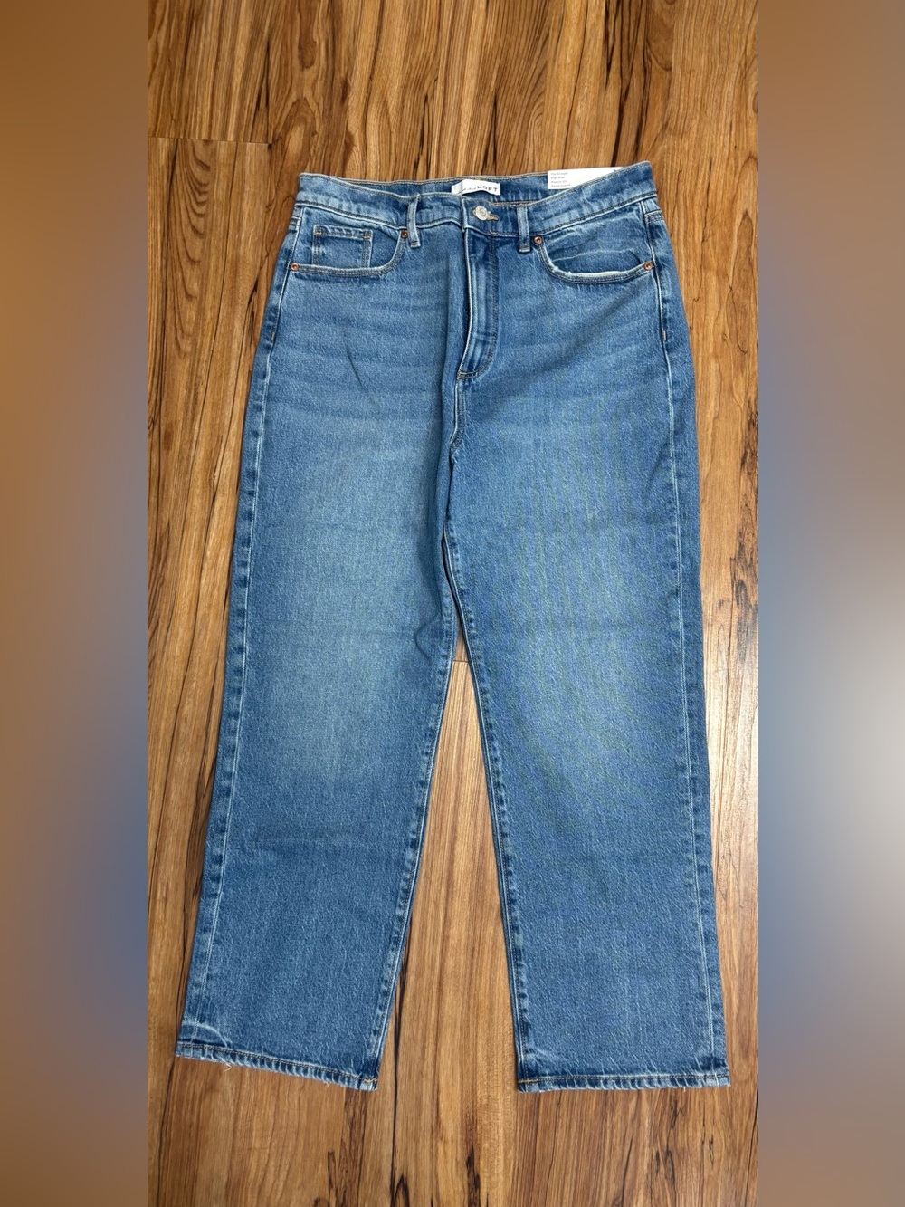 LOFT women’s high rise  Light Blue Relaxed Straight Jeans regular fit